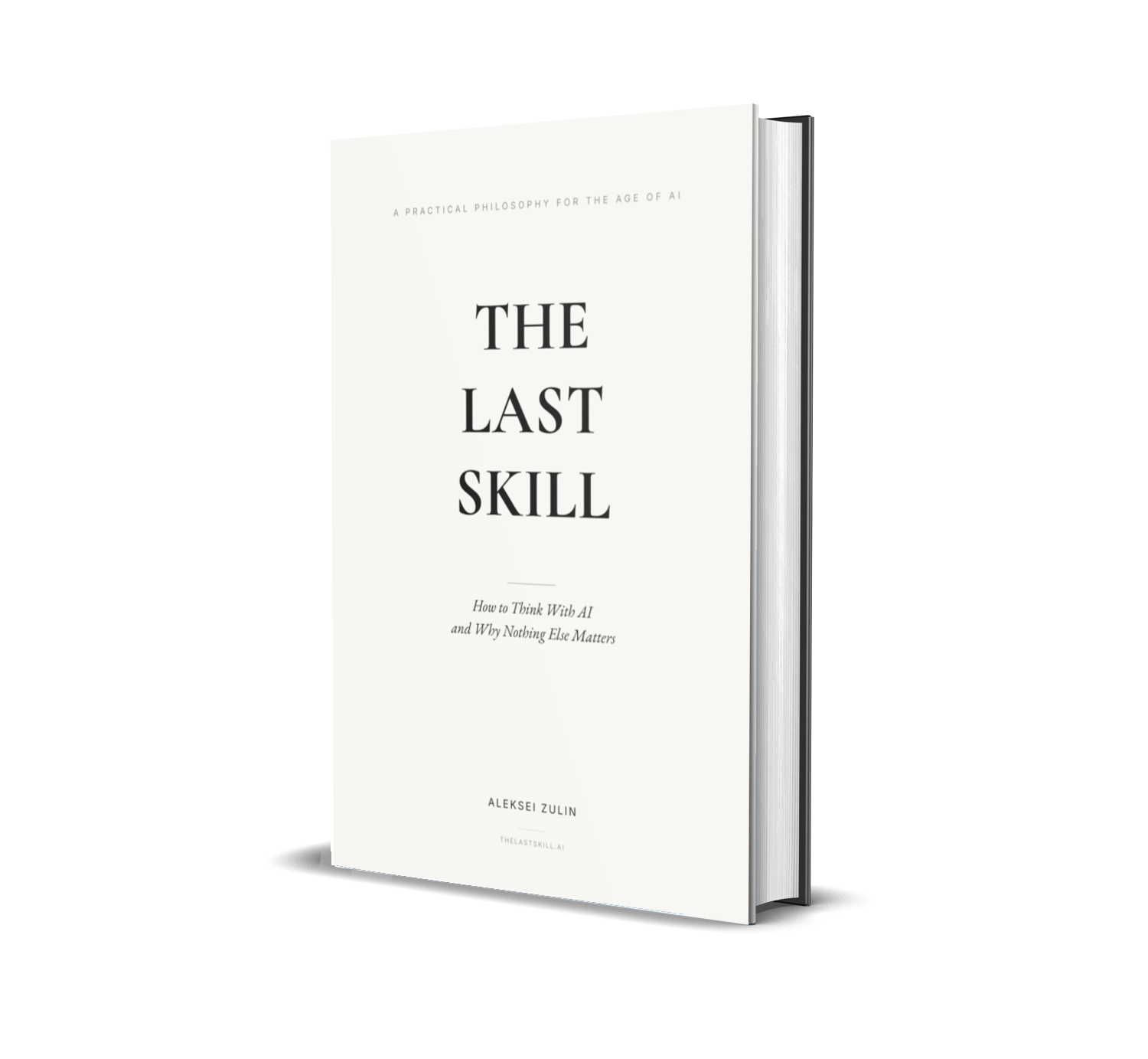 The Last Skill — 3D book mockup